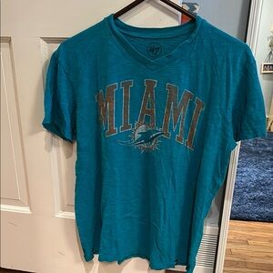 47 Teal Miami Dolphins Graphic Men's Shirt
